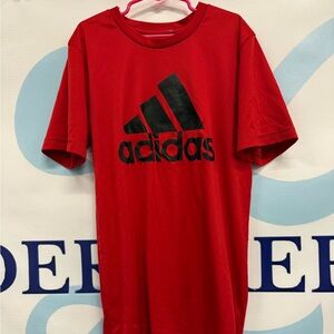 Adidas Boys dry fit short sleeve shirt size medium 10/12